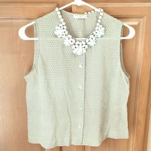 Equipment Femme Silk Sleeveless Tank Top, Small